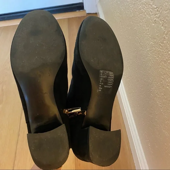 & Other Stories Suede Ankle Boots Black EUR38 US7.5 - Picture 4 of 8